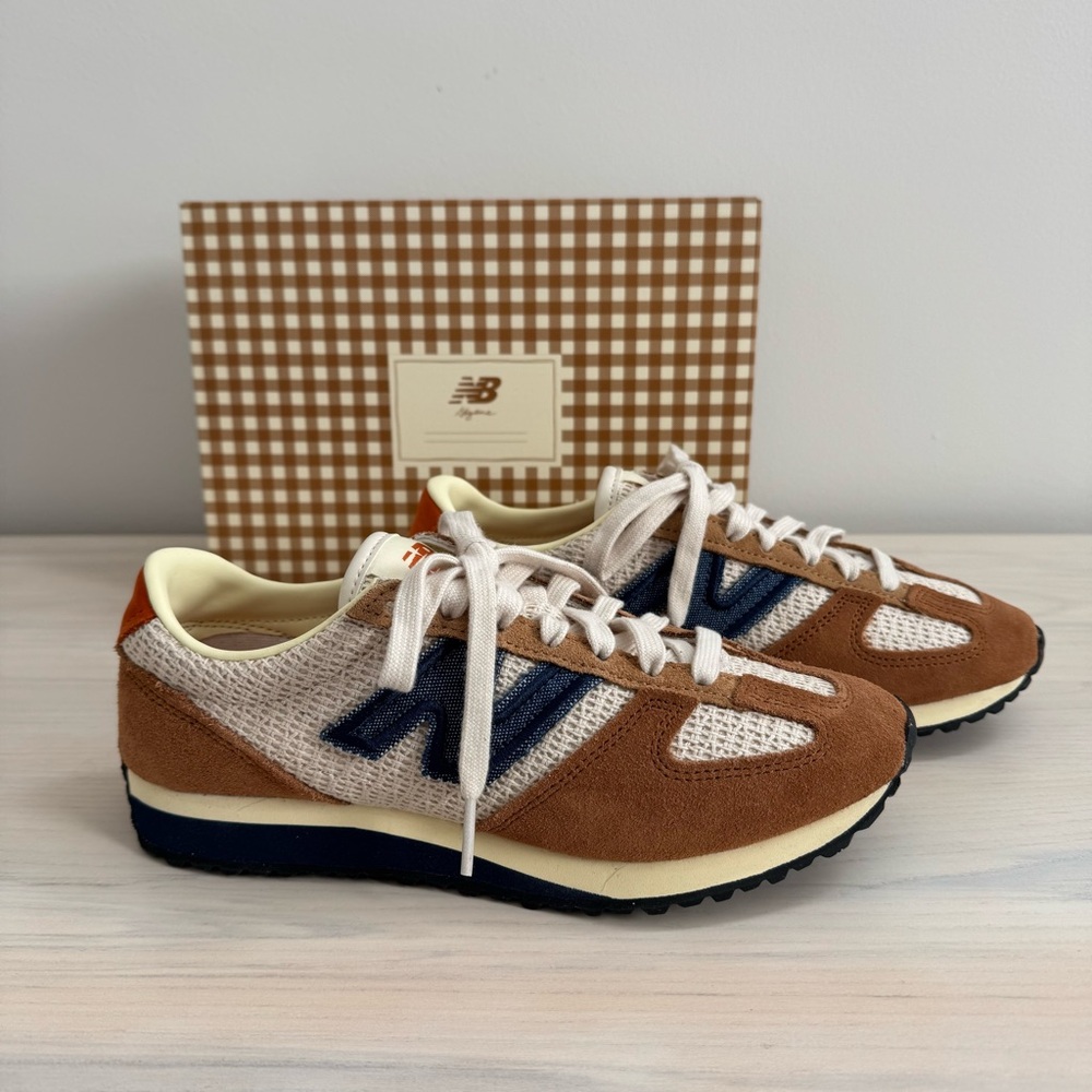 NIB Sezane x New Balance 471 Sneakers Women Size 7 - Picture 3 of 9